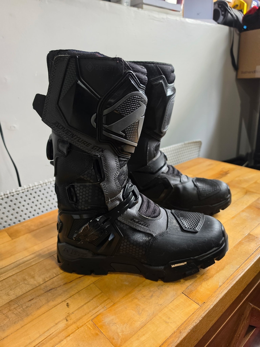 Klim Black Adventure Motorcycle Boots
